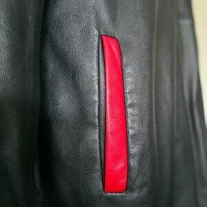 Java Cuir | Jackets & Coats | Java Cuir Black Leather Hooded Coat With ...